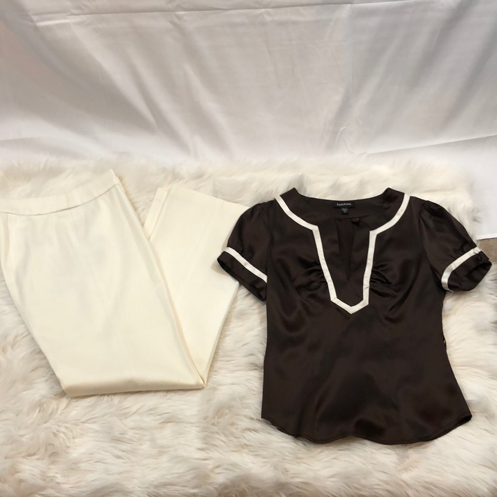 Bebe cap sleeved blouse